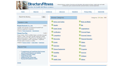 Desktop Screenshot of directoryfitness.com